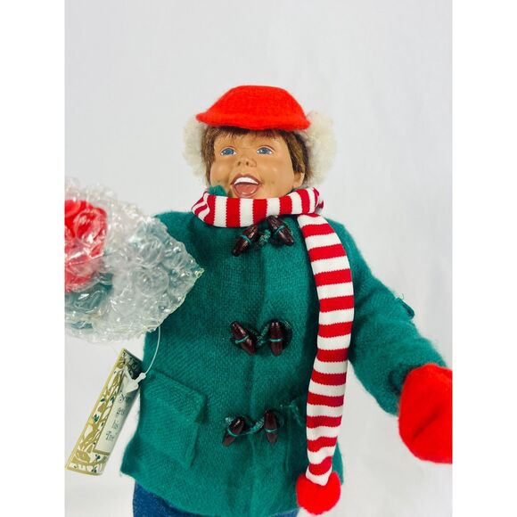 New Norman Rockwell Ashton Drake Scotty Get's His Tree Boxed Authenticity Cert - Picture 2 of 10